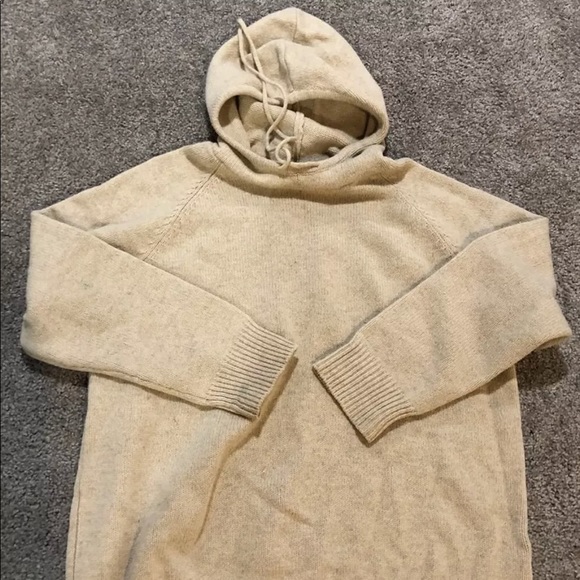 Lambswool hoodie mens Clearance